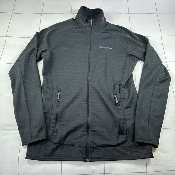 Patagonia R1 Regulator Jacket Womens Medium Black Full Zip Outdoor Layer Fleece - Picture 1 of 9